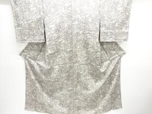 未使用品　花古典柄単衣小紋着物